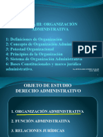 Tema #3 Organización Administrativa