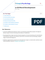 Kohlbergs Stages of Moral Development