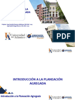 1 - Introduccion A La Planeacion Agregada - 2019