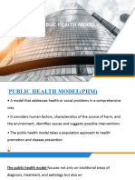 Public Health Model Ppt