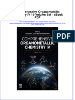 Ebook Comprehensive Organometallic Chemistry Iv 15 Volume Set PDF Full Chapter PDF