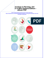 Download ebook Pharmacology In Nursing 3Rd Australian New Zealand Edition Pdf full chapter pdf