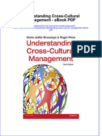 Ebook Understanding Cross Cultural Management PDF Full Chapter PDF