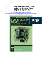 Ebook Heterogeneous Media Local Fields Effective Properties and Wave Propagation PDF Full Chapter PDF