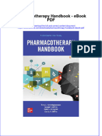 Download ebook Pharmacotherapy Handbook Pdf full chapter pdf