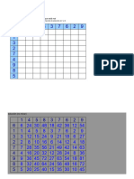 Tabla de Multiplicar: Si El Número Sale Está Bien, en Es Que Está Mal