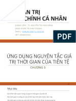 Chương 3 - Ứng dụng nguyên tắc giá trị thời gian của tiền tệ - SV