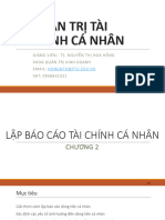 Chương 2 - Lập báo cáo tài chính cá nhân - SV