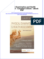 Download ebook Physical Examination And Health Assessment Canadian E Book Pdf full chapter pdf