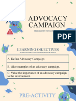 ADVOCACY CAMPAIGN 1