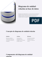 Diagrama de Entidad Relacion en Base de Datos