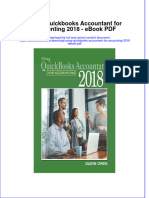 Ebook Using Quickbooks Accountant For Accounting 2018 PDF Full Chapter PDF