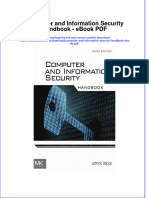 Ebook Computer and Information Security Handbook PDF Full Chapter PDF