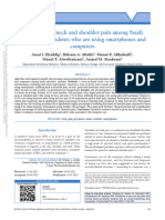 Prevalence of Neck and Shoulder Pain Among Saudi.32