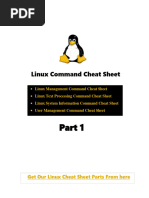 Linux Command Cheat Sheet Part 1