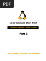 Linux Command Cheat Sheet Part 2