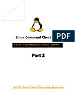 Linux Command Cheat Sheet Part 2