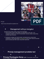 Management Produksi Tari