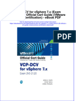 Ebook VCP DCV For Vsphere 7 X Exam 2V0 21 20 Official Cert Guide Vmware Press Certification PDF Full Chapter PDF