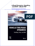 Download ebook Vehicle Tire Road Dynamics Handling Ride And Nvh Pdf full chapter pdf
