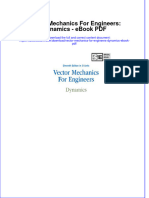 Ebook Vector Mechanics For Engineers Dynamics PDF Full Chapter PDF