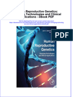 Ebook Human Reproductive Genetics Emerging Technologies and Clinical Applications PDF Full Chapter PDF