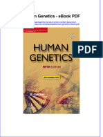 Ebook Human Genetics PDF Full Chapter PDF