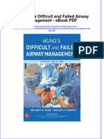 Ebook Hungs Difficult and Failed Airway Management PDF Full Chapter PDF
