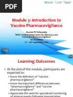 Introduction To Vaccine Pharmacovigilance