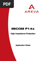 Micom P14X: High Impedance Protection