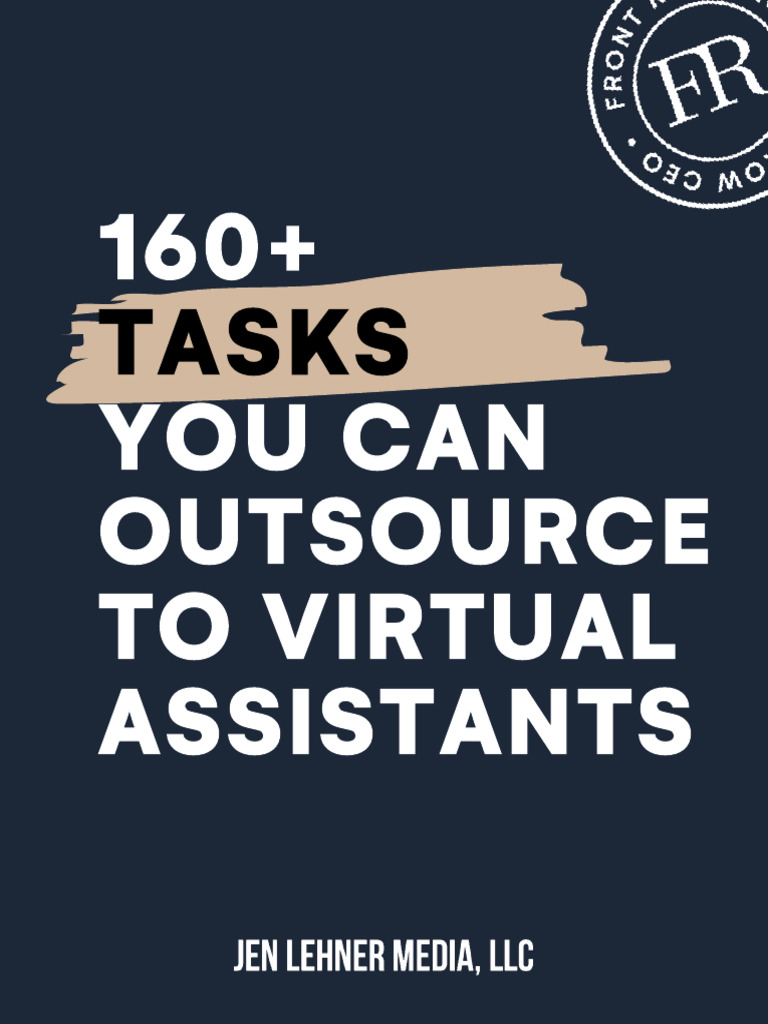 Virtual Assistant - 160 Tasks | PDF | Search Engine Optimization | Websites