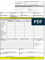 F-YLFCCS-QC-10-021 REQUEST FOR CEILING CLOSURE