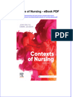 Ebook Contexts of Nursing PDF Full Chapter PDF