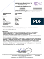 CERTIFICADO DE CALIBRACIÓN 