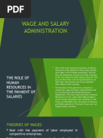 Wage and Salary Administration