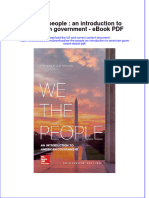 Download ebook We The People An Introduction To American Government Pdf full chapter pdf