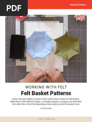 SEW Working With Felt Hough Craftsy