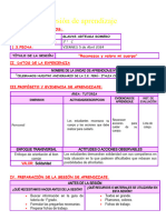 Sesión Reconozco y Valoro Mi Cuerpo Tutoria