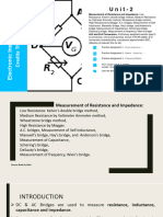 Unit 2 - Basic Instrumentation And Measurement Techniques PPT Notes Material For Sem II Uploaded By Navdeep Raghav