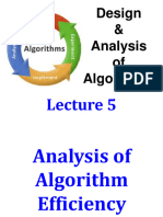 L5 - Analysis of Algorithm Efficiency