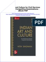Ebook Indian Art and Culture For Civil Services and Other Competitive Examinations PDF Full Chapter PDF