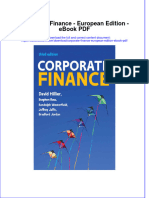 Download ebook Corporate Finance European Edition Pdf full chapter pdf