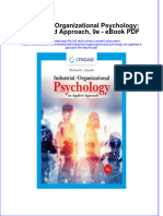 Download ebook Industrial Organizational Psychology An Applied Approach 9E Pdf full chapter pdf