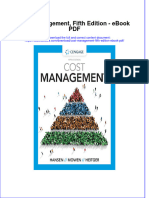 Download ebook Cost Management Fifth Edition Pdf full chapter pdf