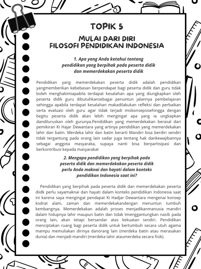 T5 mulai dari diri filosofi pdf