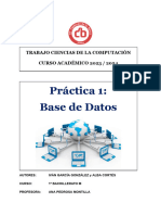 Práctica 1 - Base de Datos