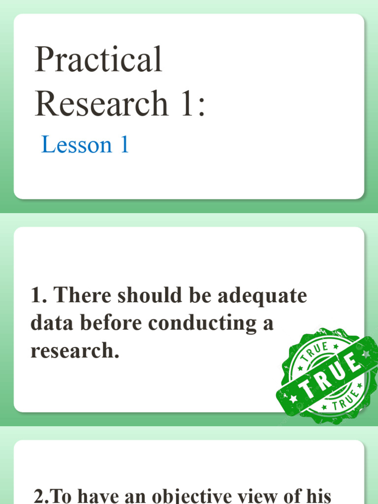 Research Basics for Students | PDF