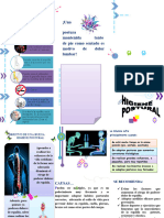 TRIPTICO HIGIENE POSTURAL