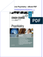 Download ebook Crash Course Psychiatry Pdf full chapter pdf