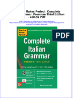 Ebook Practice Makes Perfect Complete Italian Grammar Premium Third Edition PDF Full Chapter PDF